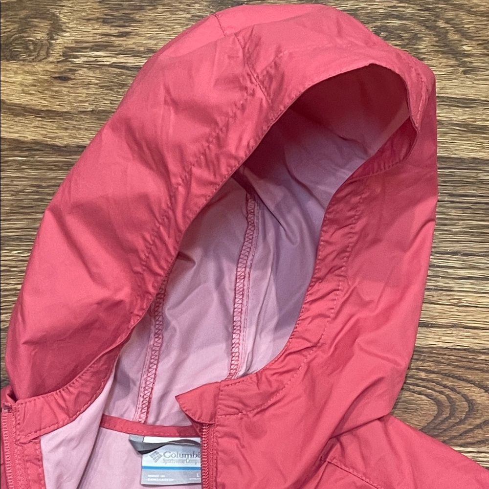 Columbia Sportswear Girls' Switchback II Rain Jacket  size L - Picture 3 of 16